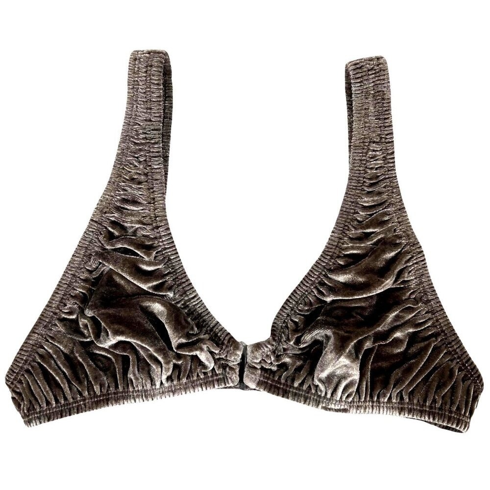 SKIMS Velvet Stretch Plunge‎ Bra Amethyst XS